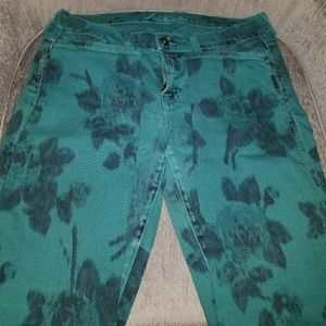 Lucky Legend teal skinny jeans